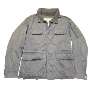 Vintage Diesel Industry‎ Mens Military Jacket Medium Cargo Field Tactical Gray